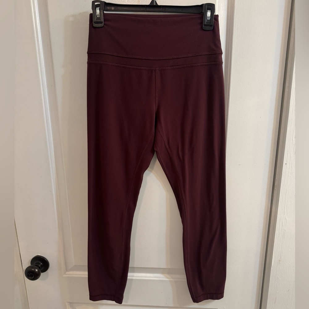 Lululemon Align Pant 25” Legging Bordeaux Drama Maroon